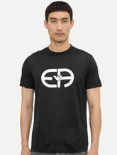Camiseta Empório Armani Masculina Essential Logo Peito Preta