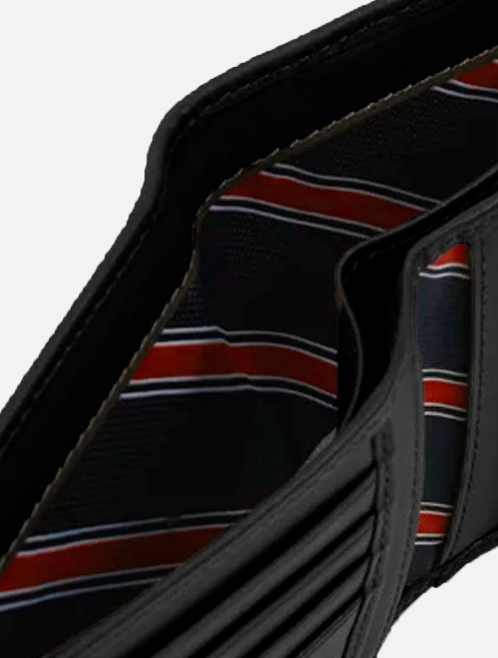 Carteira Tommy Hilfiger Porta Cartão Couro Eton Mini CC Holder Preta
