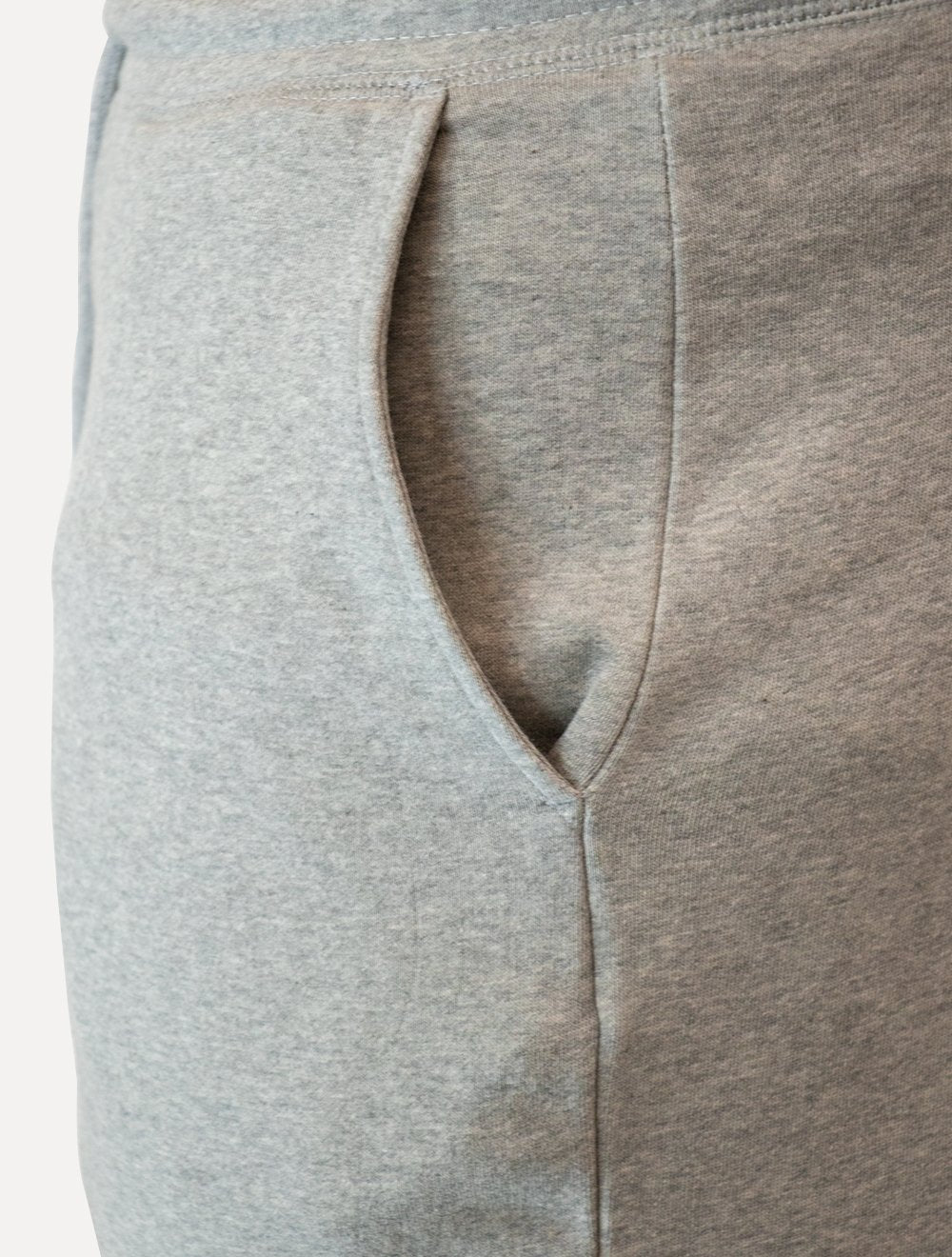 Bermuda Original Penguin Masculina Moletom Slim Patch Cinza Mescla
