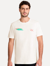 Camiseta John John Masculina Regular Fit Power Rider Off White