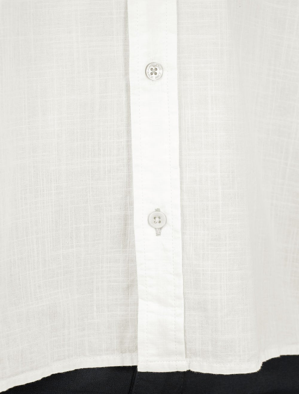 Camisa John John Masculina Relaxed Manga Curta Cotton Branca