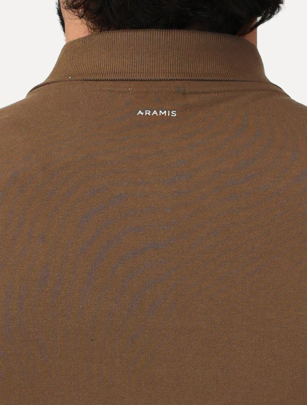 Polo Aramis Masculina Basic Piquet Mono Marrom