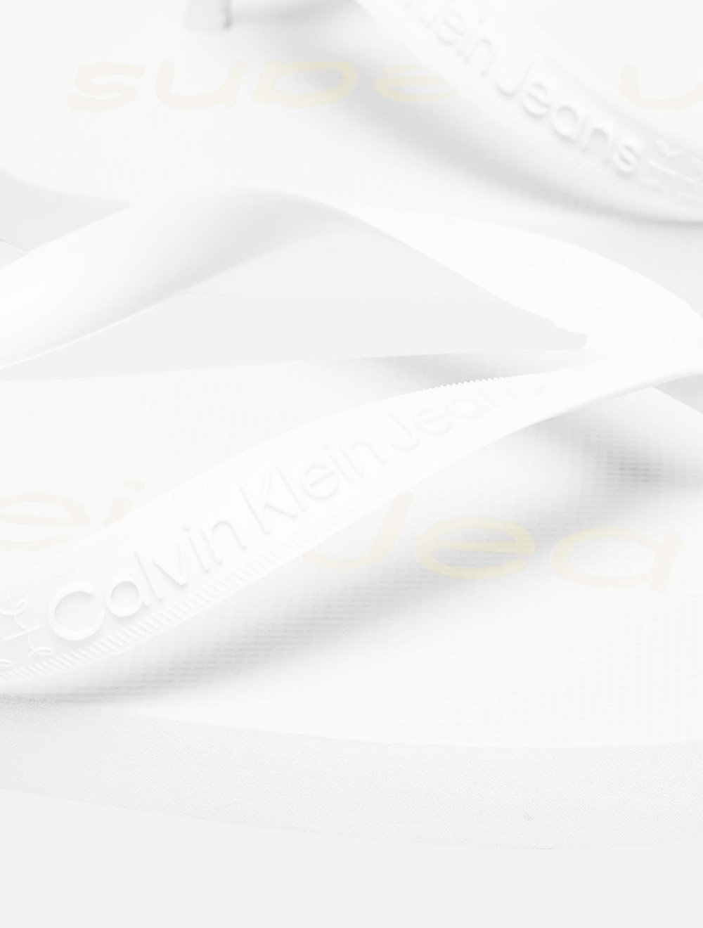 Chinelo Calvin Klein Jeans Masculino Básico Branco