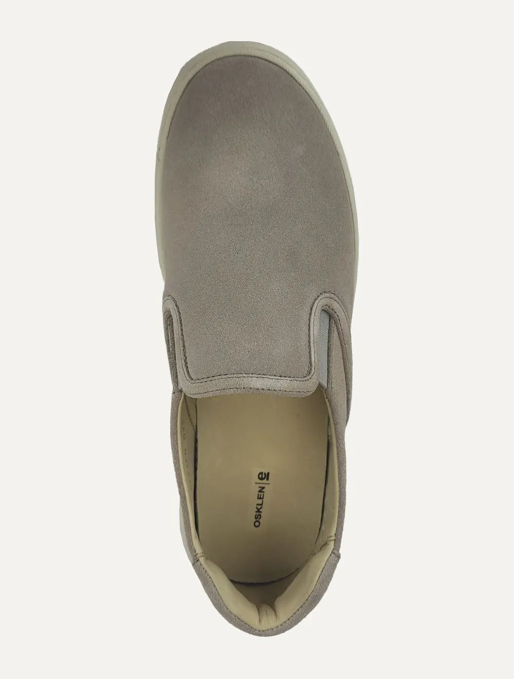 Tênis Osklen Masculino Slip on Bossanova Camurça Off-White