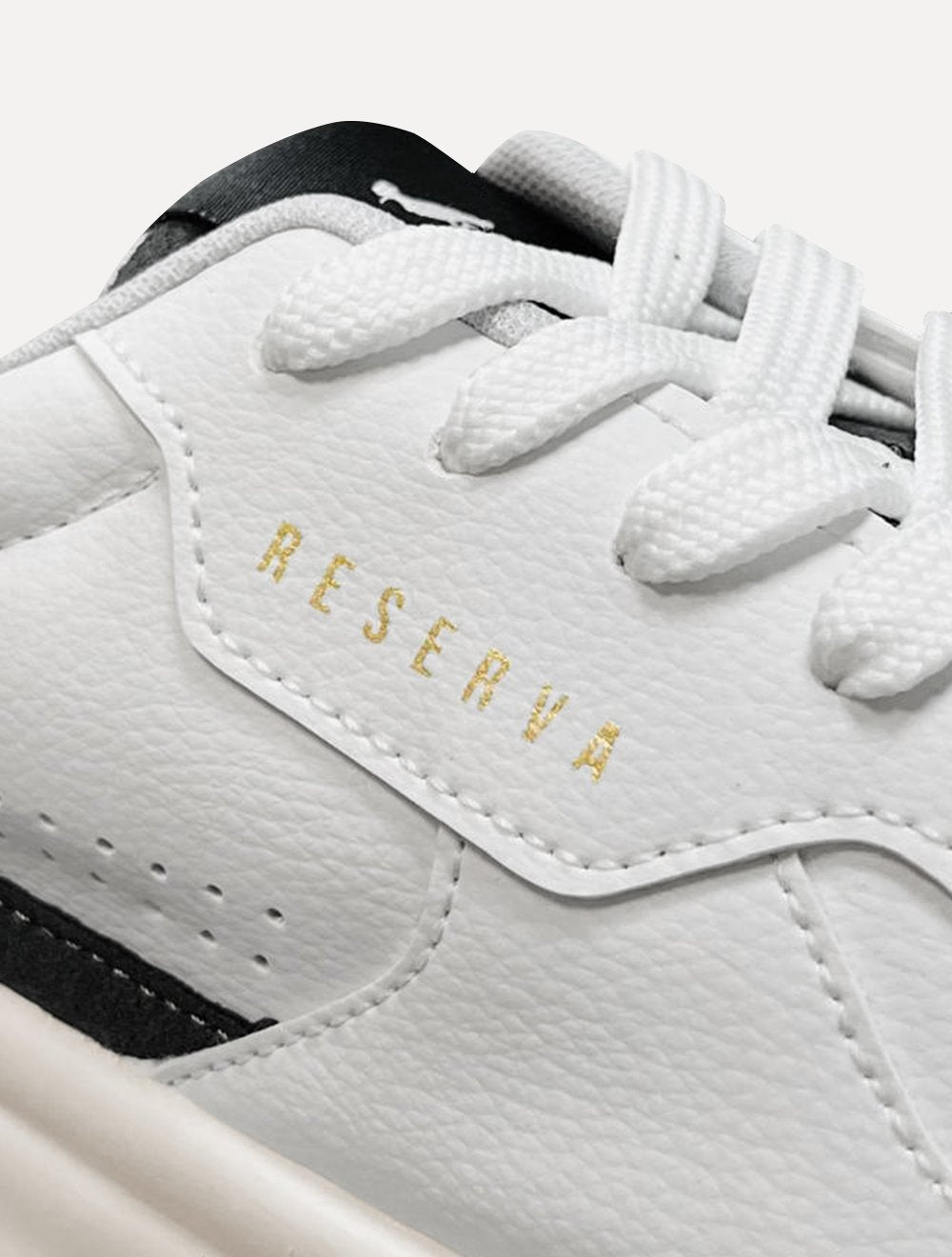 Tênis Reserva Masculino Couro Troy Black Branco