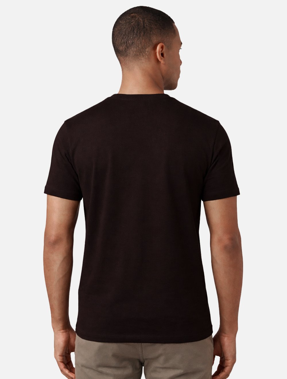 Camiseta Dudalina Regular Piquet Gola Retilinea Marrom Escuro