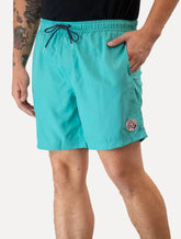 Short Original Penguin Masculino D'Água Basic Patch Verde Sage