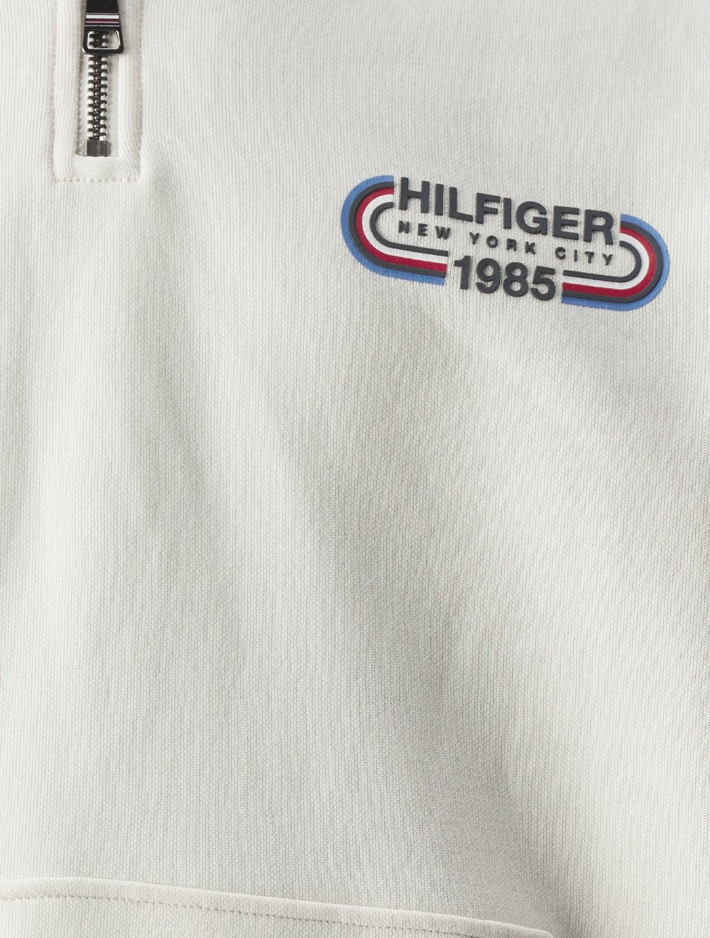 Moletom Tommy Hilfiger Masculino Track Graphic Half Zip Areia