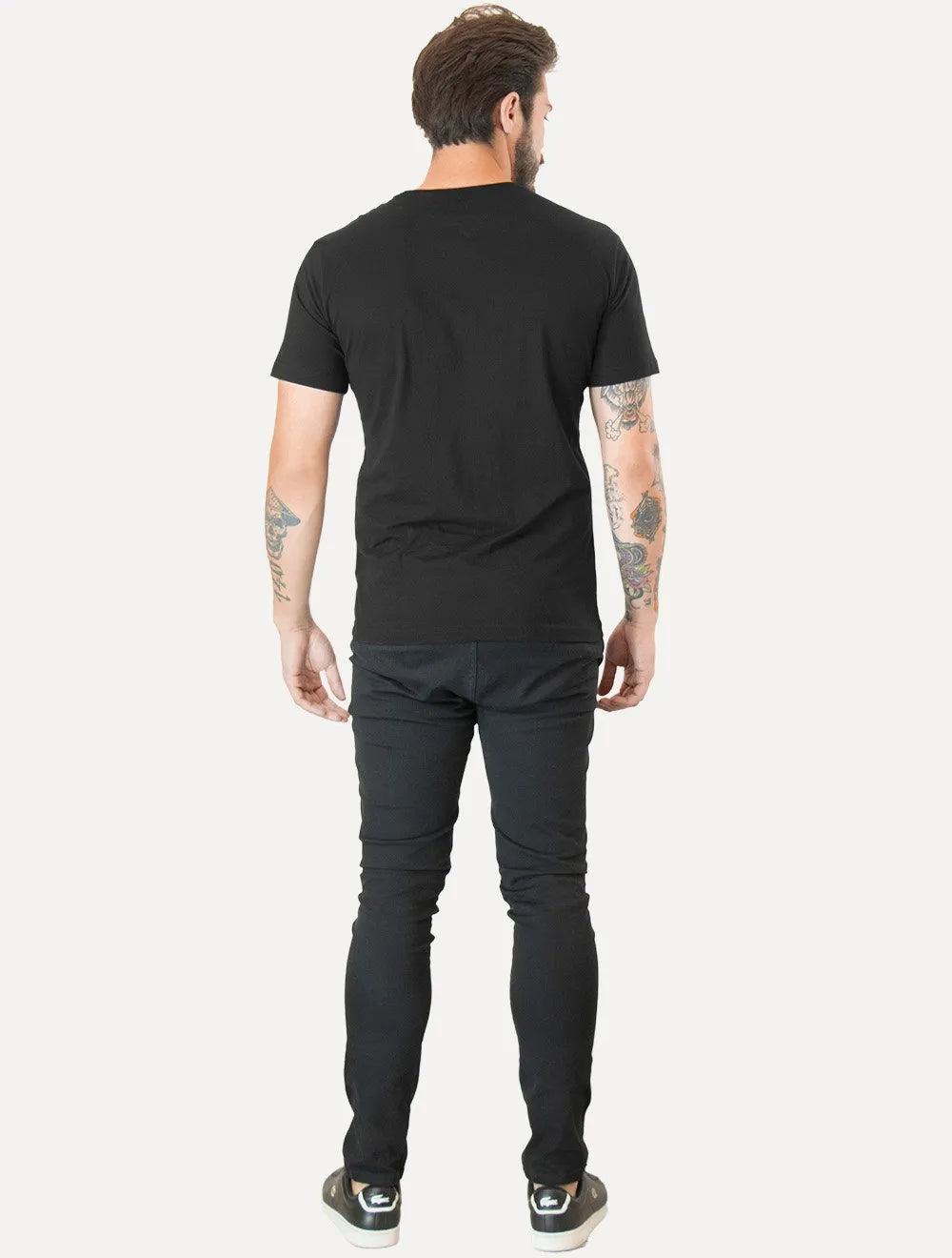 Camiseta Tommy Hilfiger | Core Logo Tee Preta