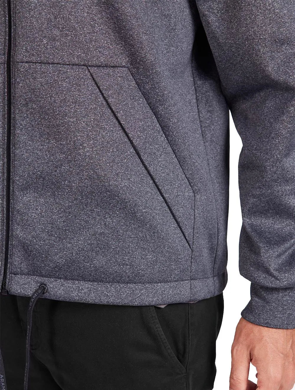 Jaqueta Aramis Masculina Nylon Dupla Face Hoodie Liquid Repeller Preta