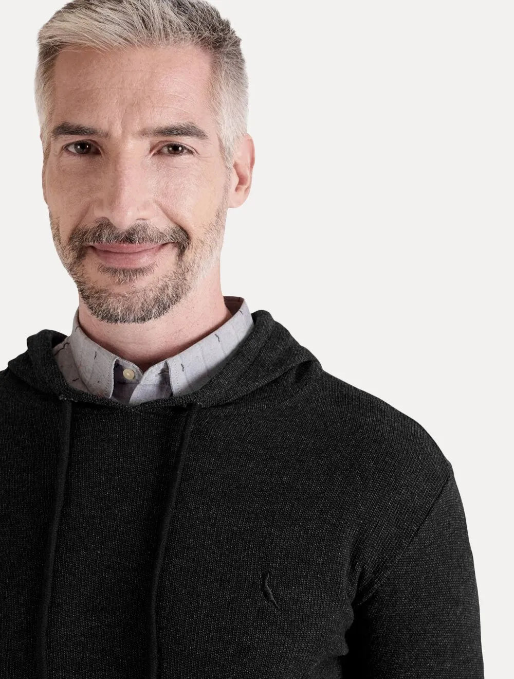 Casaco Reserva Masculino Moletinho Hoodie Capuz Preto Mescla