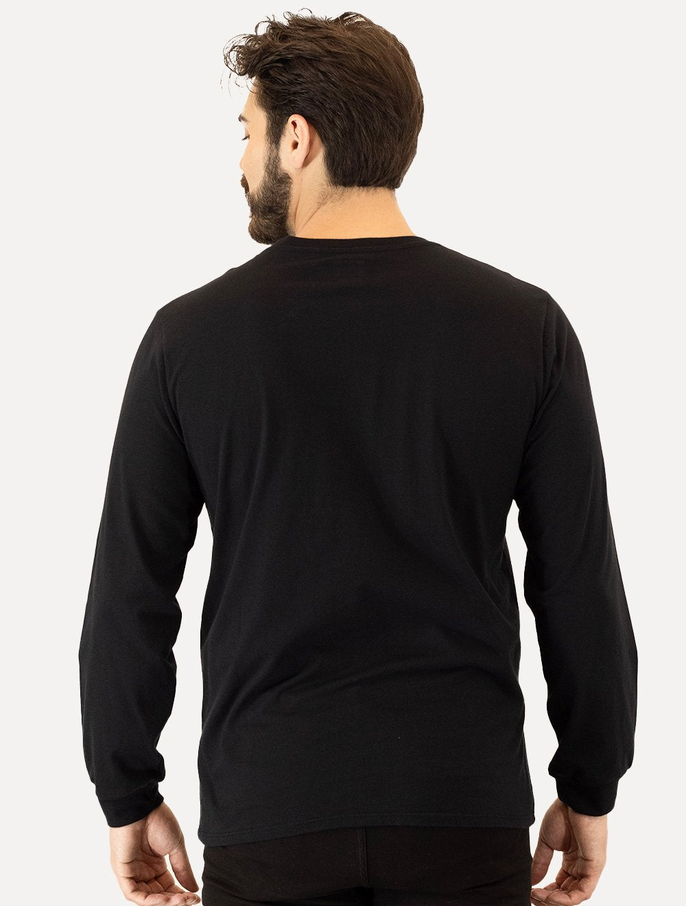 Blusa Levis Masculina Manga Longa Original Housemark Preta