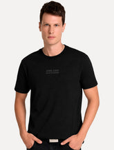 Camiseta John John Masculina Regular Fit Brand Relief Preta