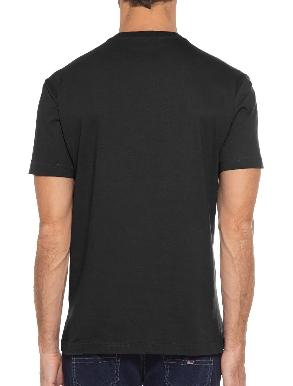 Camiseta Tommy Jeans Masculina Regular Collegiate Arc Preta