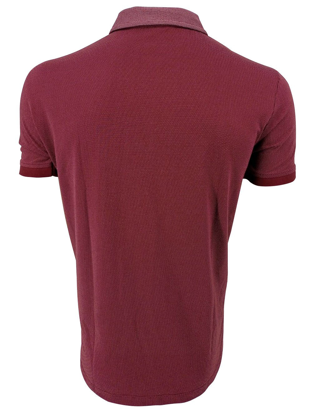 Polo Dudalina Masculina Malha Maquinetada Dots Bordô