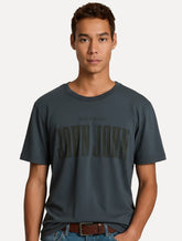Camiseta John John Masculina Regular Fit Old West Grafit Cinza Escuro