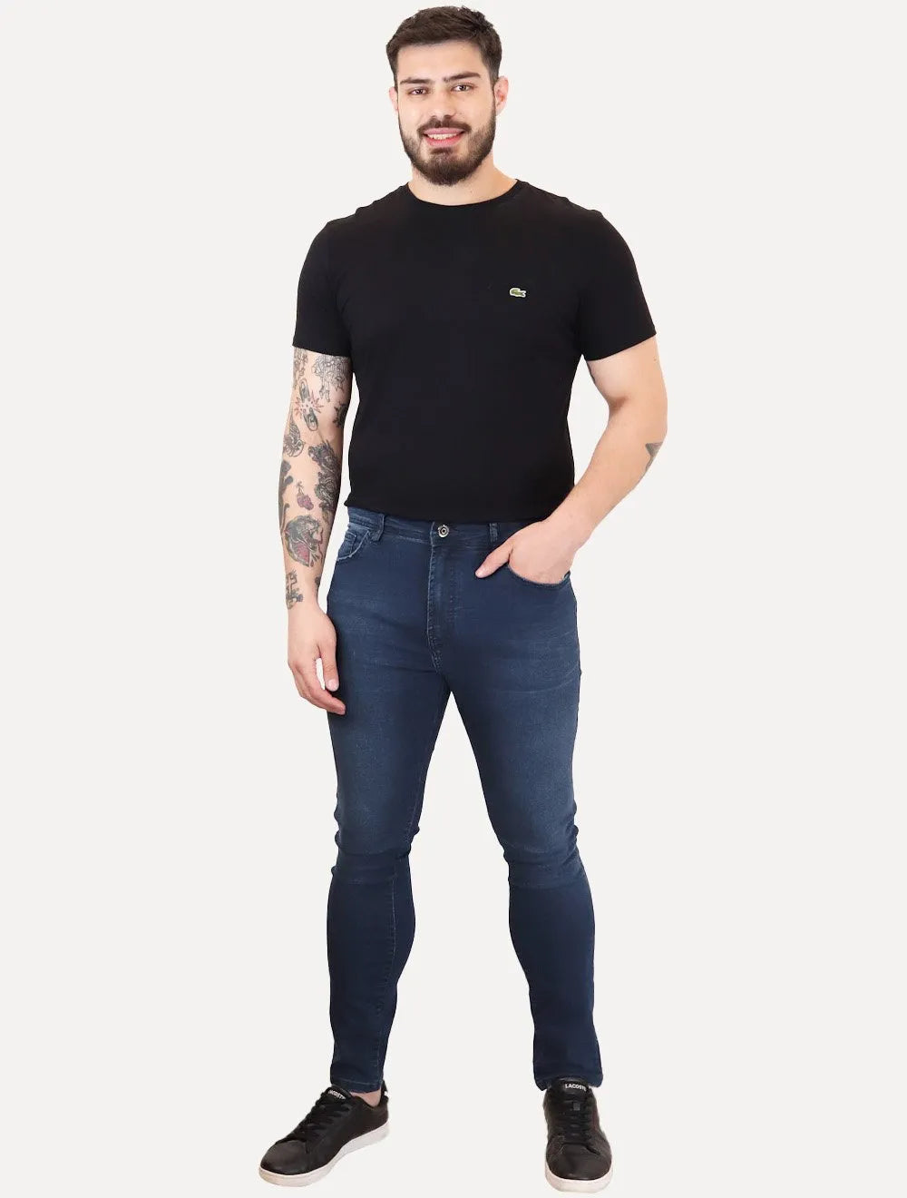 Calça Jeans John John Masculina Super Skinny Aruba Azul Escuro