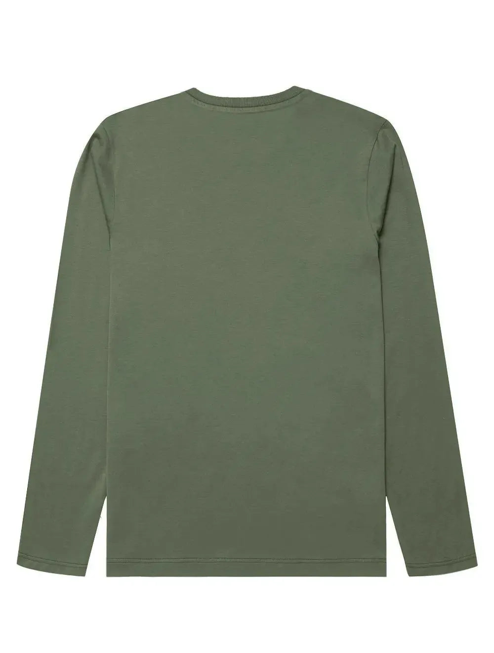 Blusa Calvin Klein Masculina Manga Longa CK NY Bordado Verde Militar
