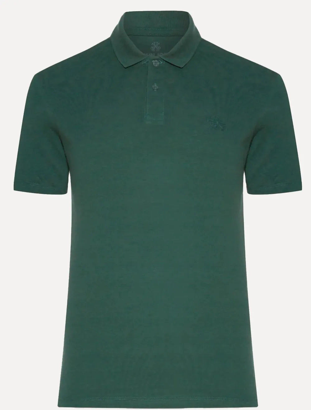 Polo John John Masculina Light Transfer Verde Escuro