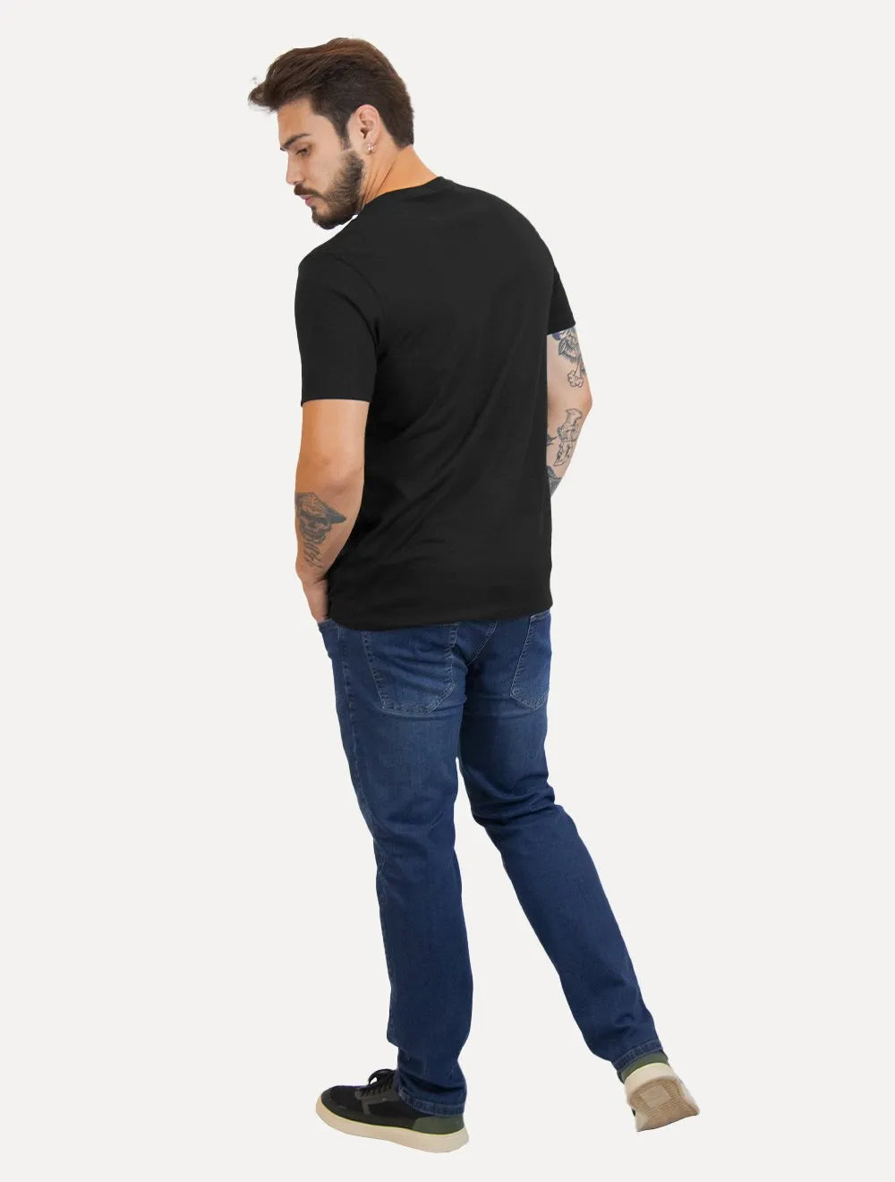 Camiseta John John Masculina JJ Mini Preta