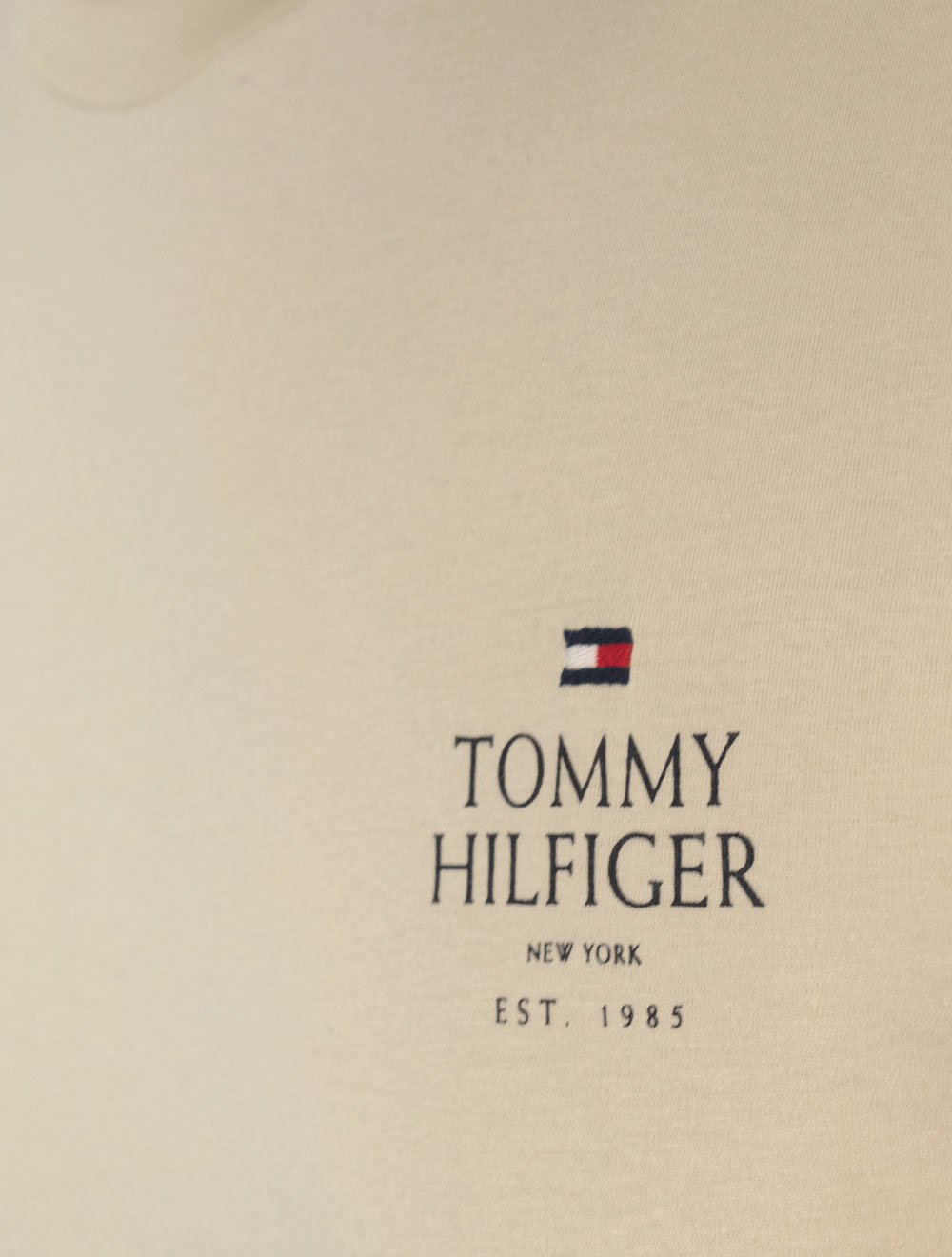 Camiseta Tommy Hilfiger Masculina Stack Brand Love Cáqui Claro