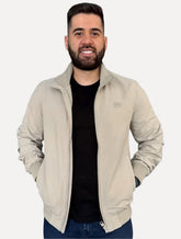 Jaqueta King & Joe Masculina Nylon Premium Golf Areia