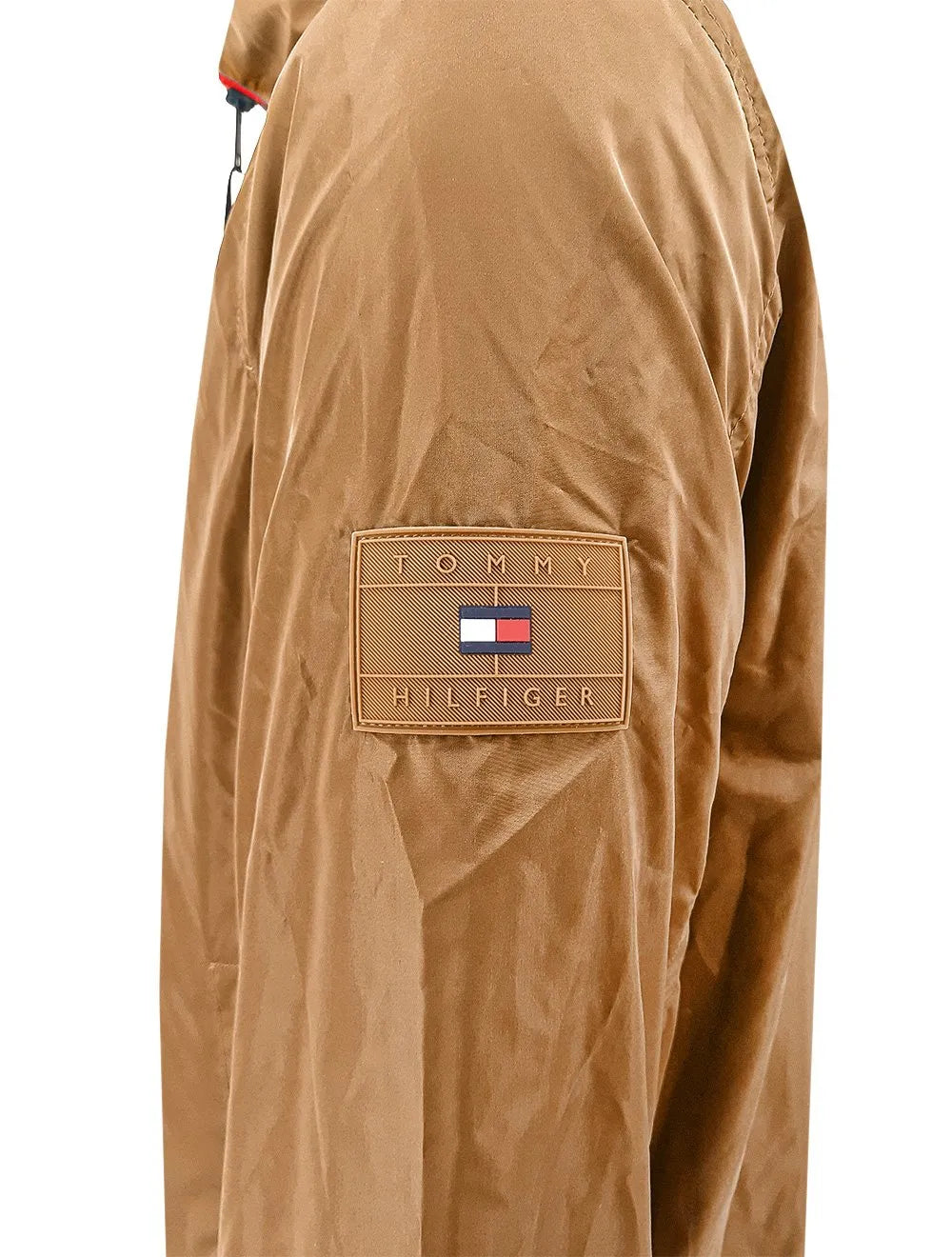 Jaqueta Tommy Hilfiger Masculina Windbreaker Flex Blouson Cáqui