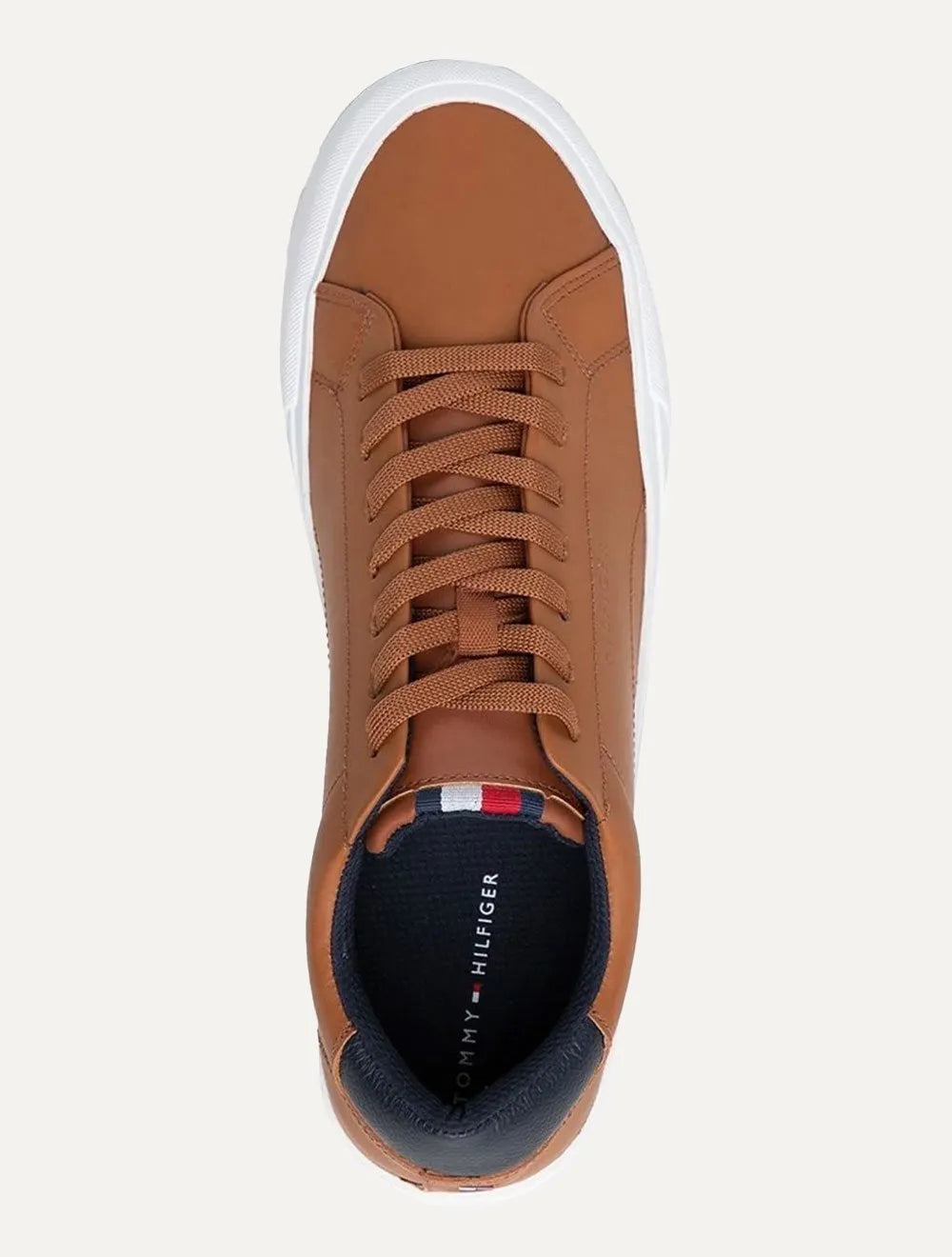 Tênis Tommy Hilfiger Masculino Couro Greg 1A Marrom