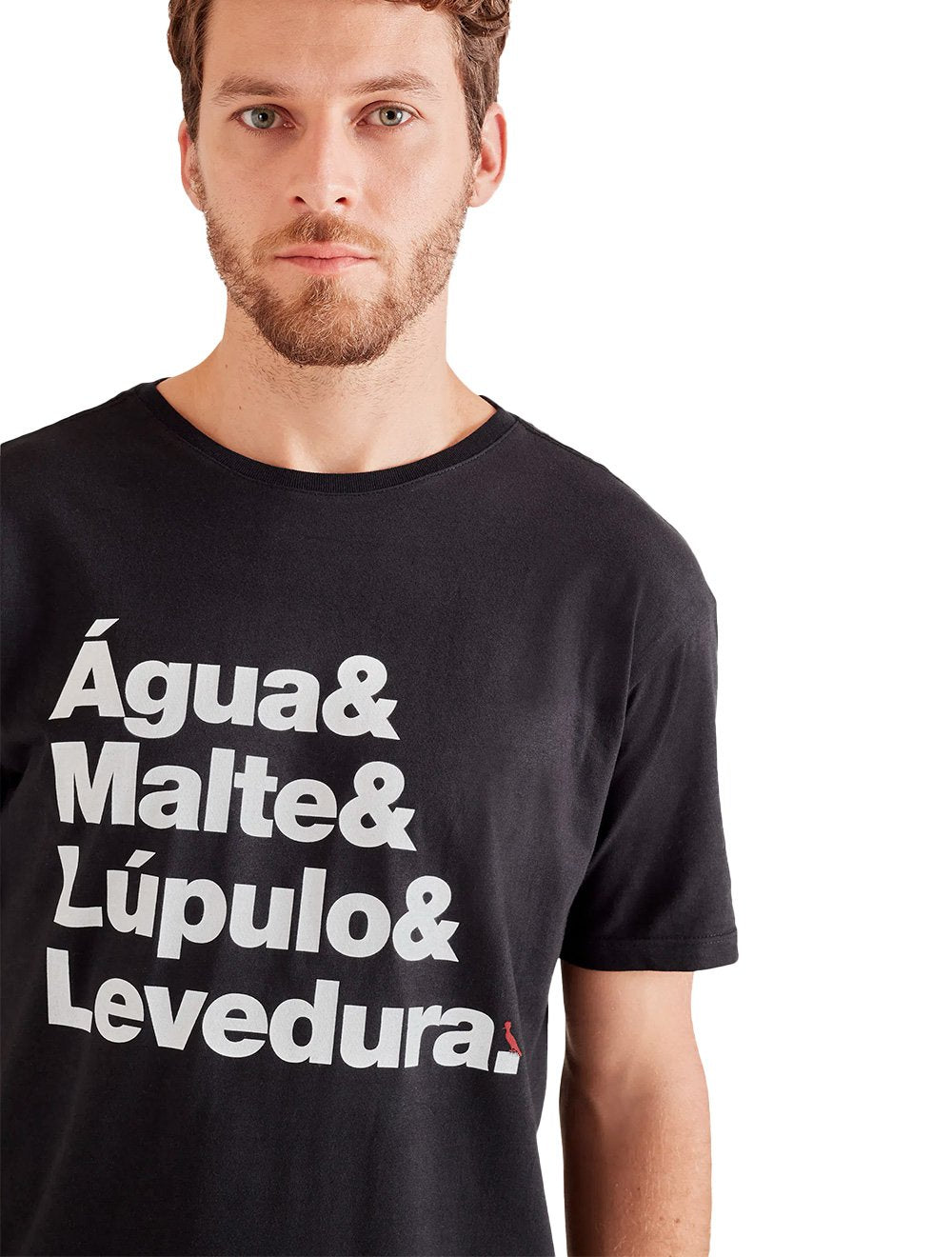 Camiseta Reserva Masculina Estampada Receita Cerveja Preta