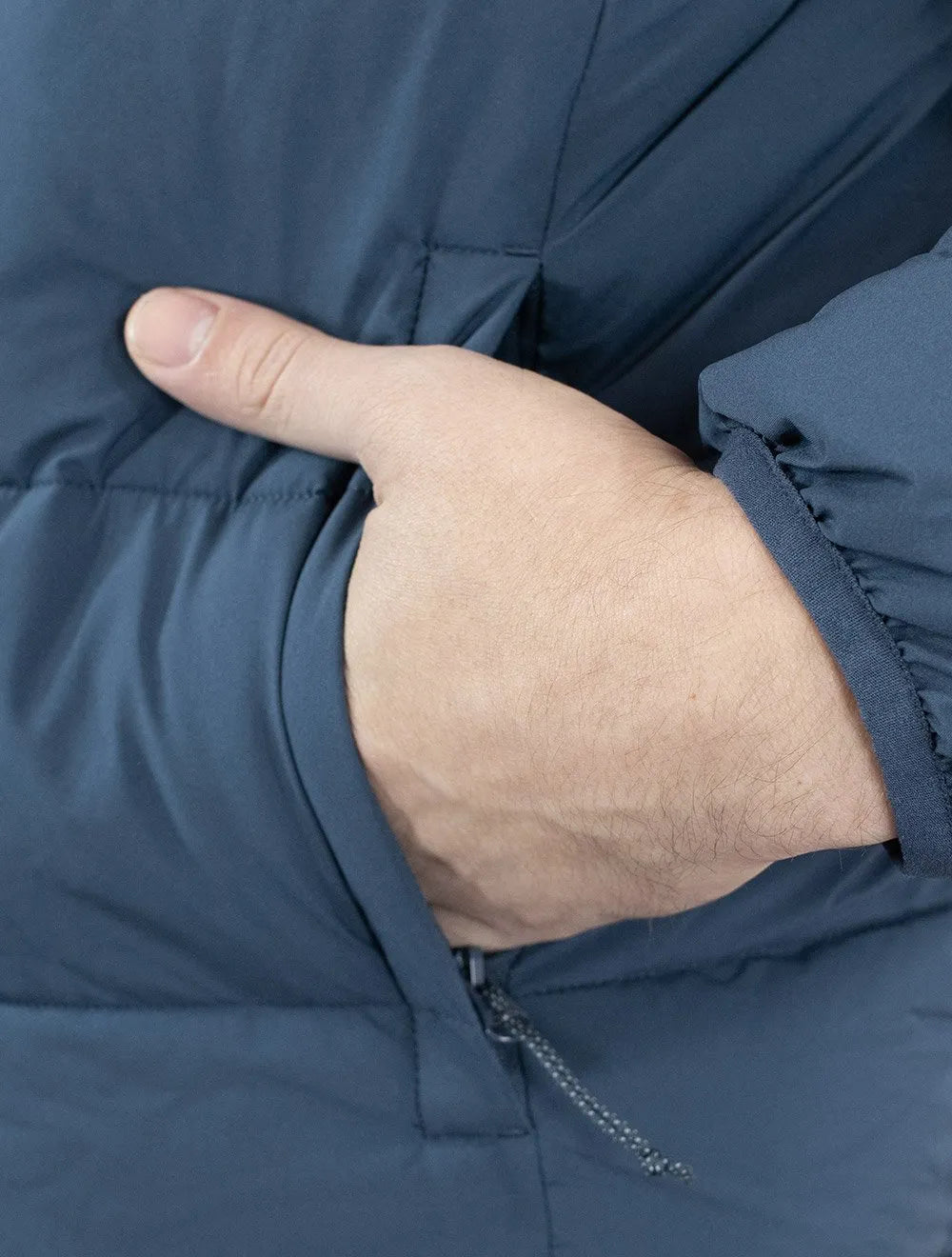 Jaqueta Levis Masculina Puffer Packable Quilted Azul Escuro