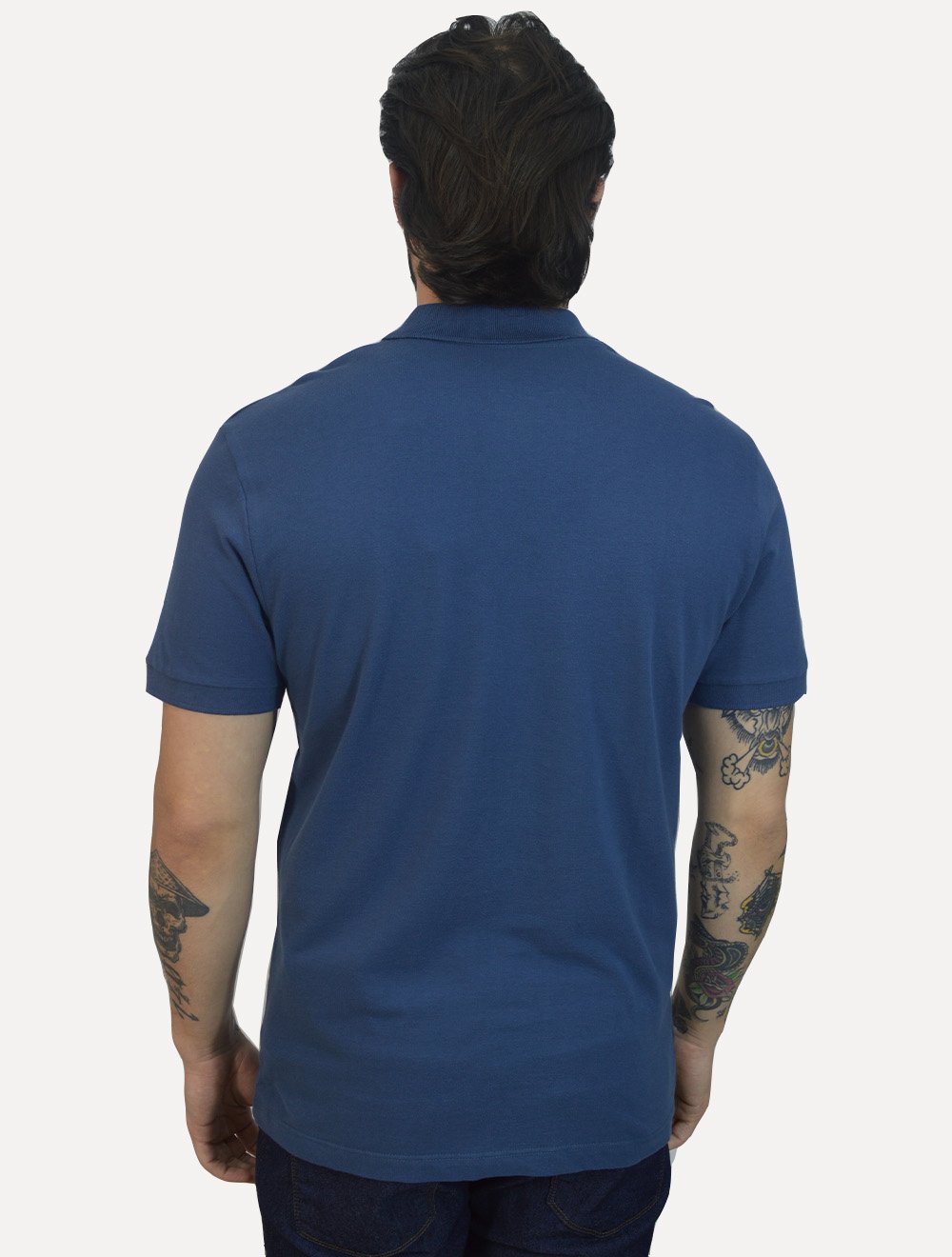 Polo Aramis Masculina Basic Piquet Mono Azul Escuro