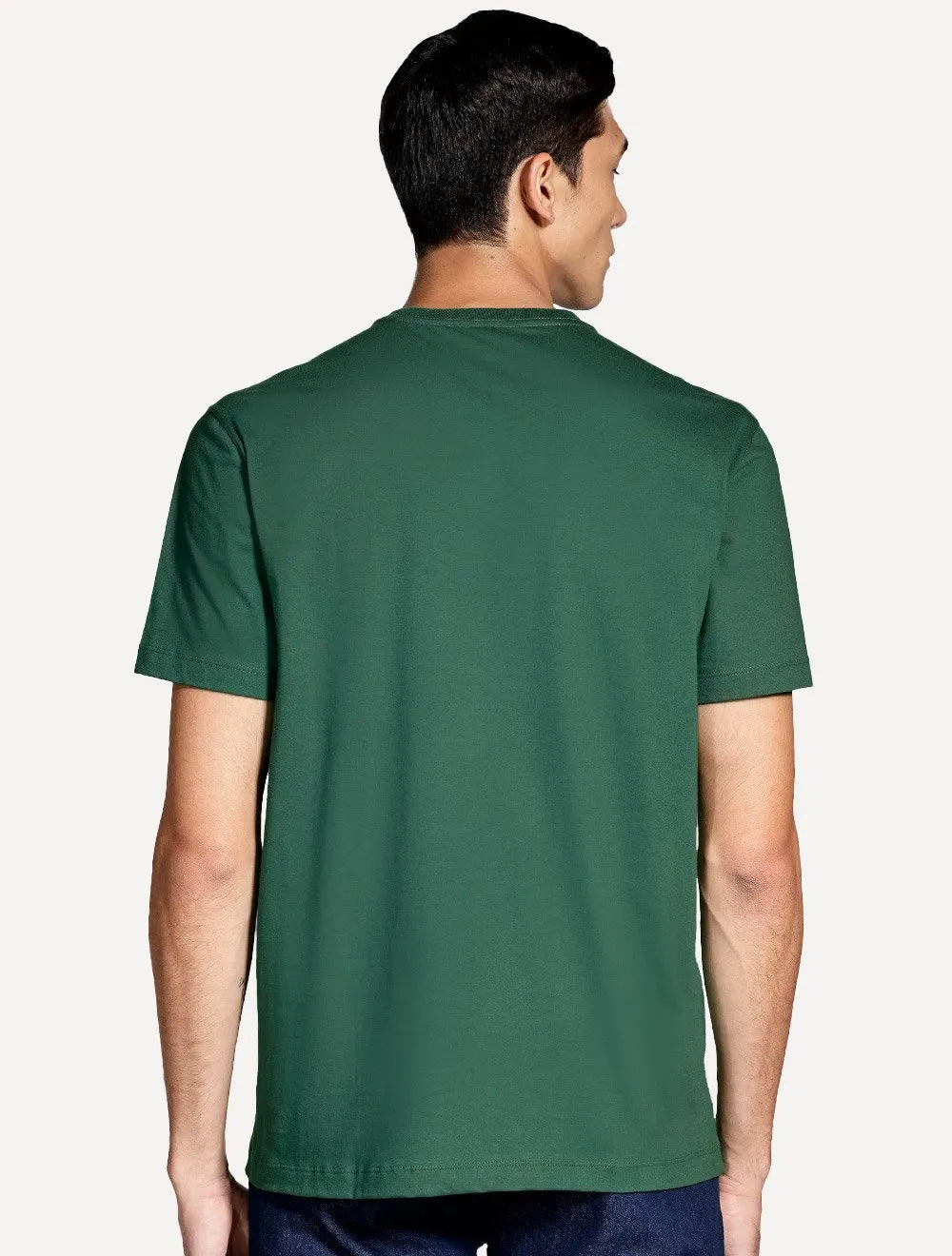 Camiseta Aramis Masculina Basic Lisa Dark Logo Verde Escuro
