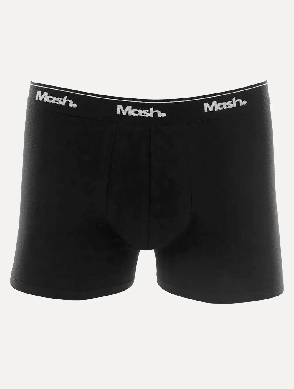 Cueca Mash Boxer Cotton Basic Preta Pack 2UN