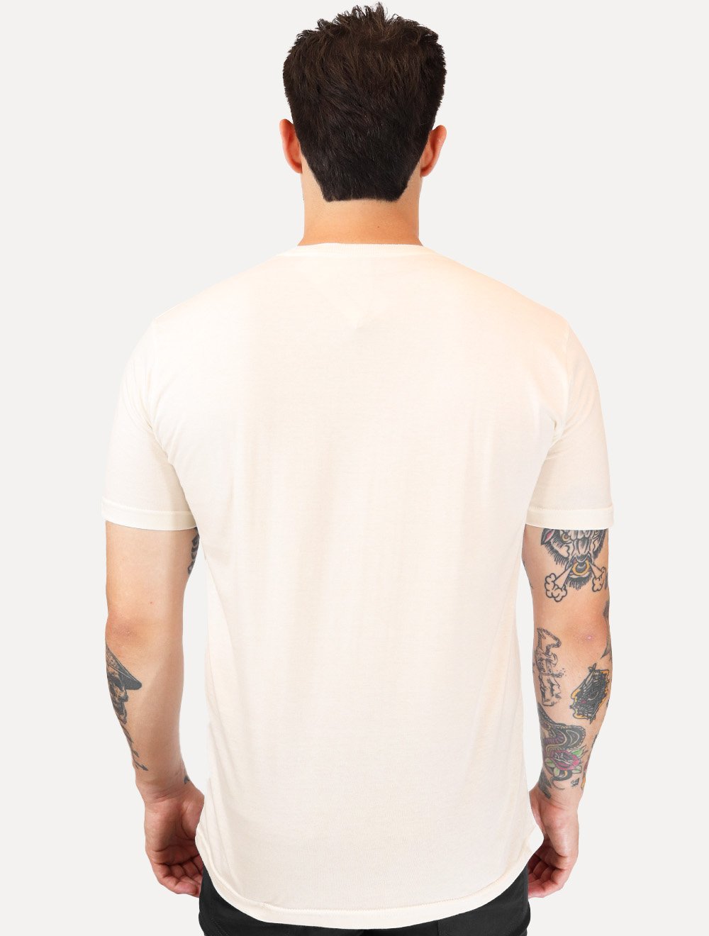 Camiseta King & Joe Masculina Good Day Logo Peito Off White