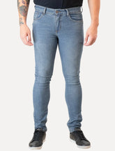 Calça Guess Masculina Jeans Skinny Dirty Azul Médio