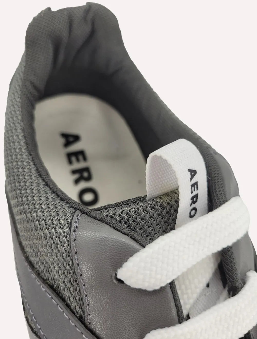 Tênis Aeropostale Masculino Casual Recorte Textile A87 Cinza