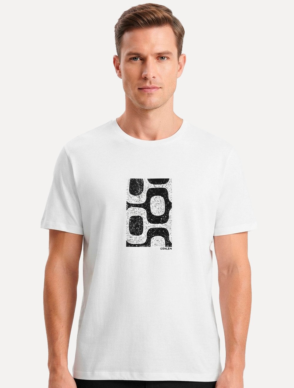 Camiseta Osklen Masculina Regular Vintage Calçadão Branca