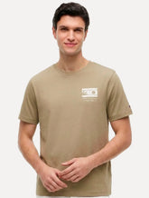 Camiseta Tommy Hilfiger Masculina Brand Love Graphic Tee Cáqui