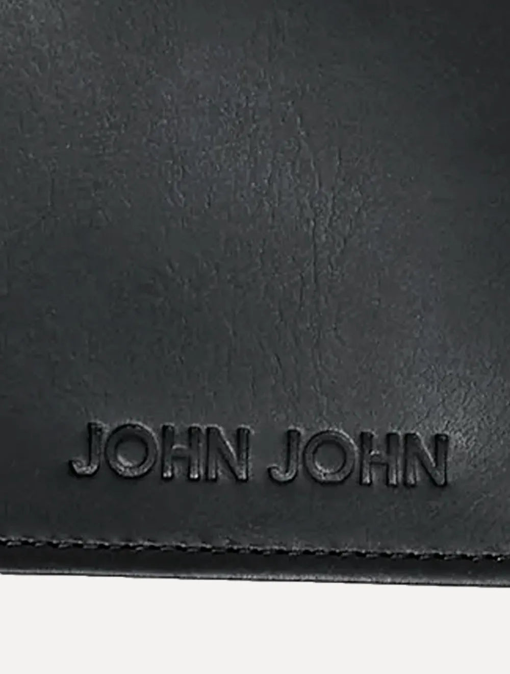 Carteira John John Masculina Couro Porta Cartão Caius Preta