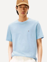 Camiseta Tommy Hilfiger Masculina Essential Cotton Azul Céu