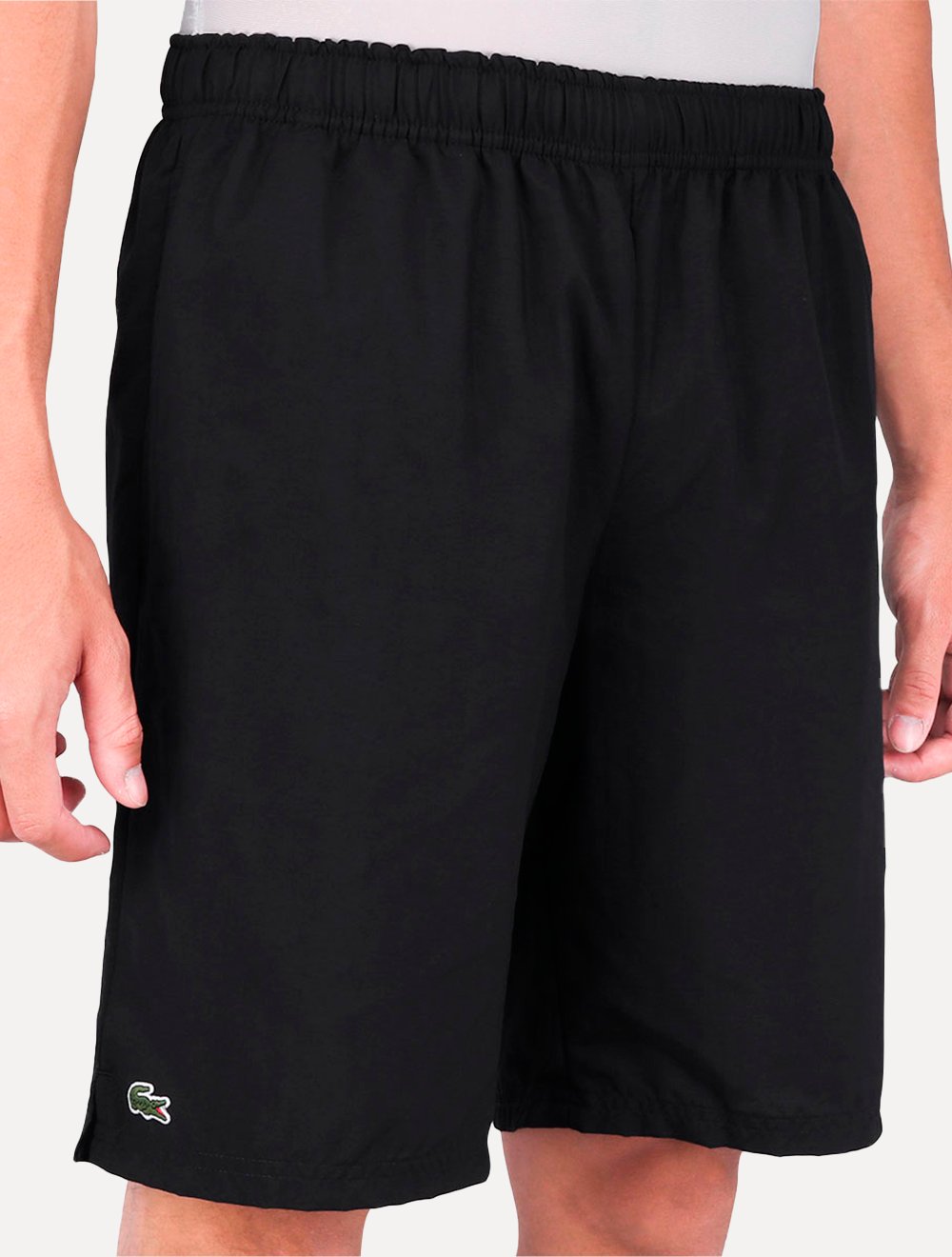 Short Lacoste Masculino Sport Tafetá Preto