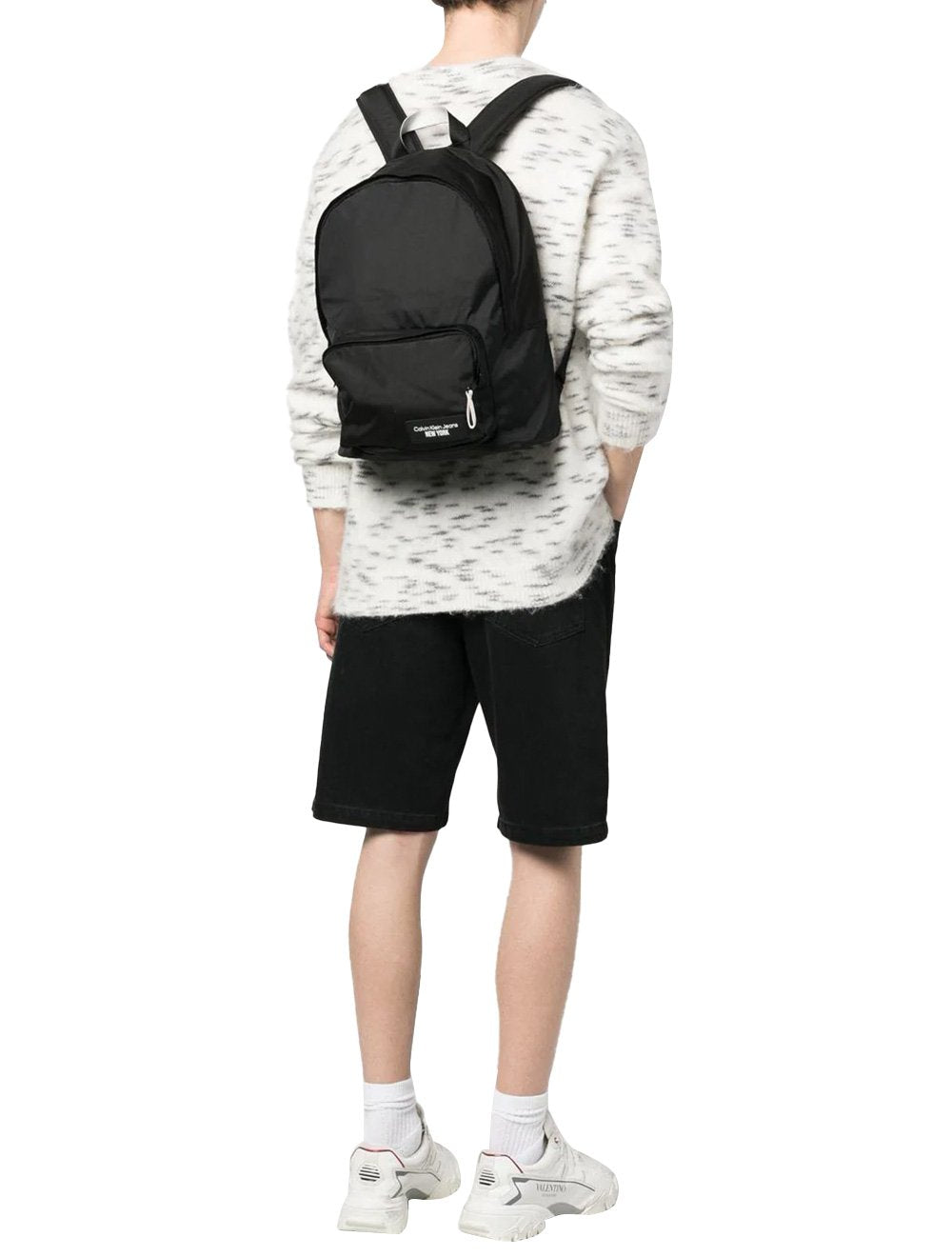 Mochila Calvin Klein Masculina CK Basica Sustainable Preta