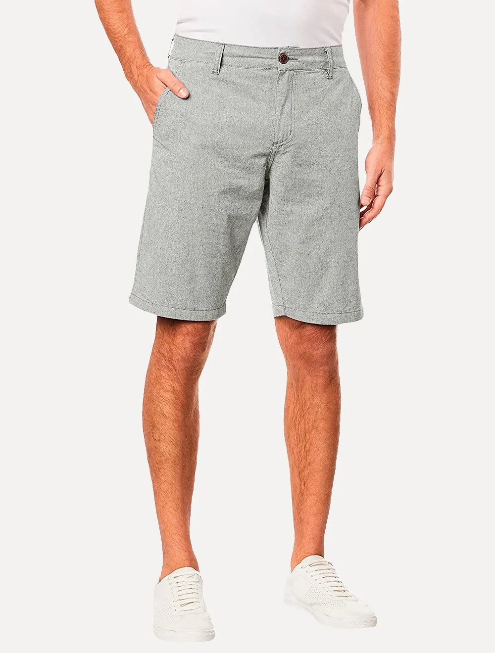 Bermuda Aramis Masculina Chino Fishbone Marinho