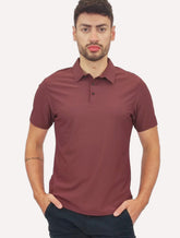 Polo Pacific Blue Masculina Basic Bordô