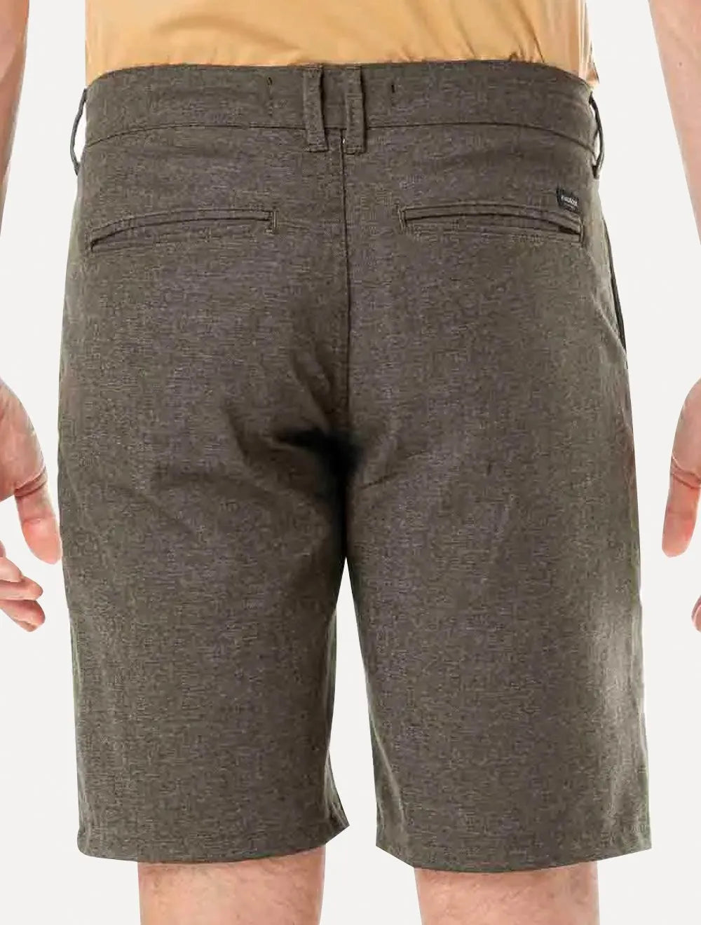 Bermuda King & Joe Sarja Masculina Slim Faca Verde Militar Mescla