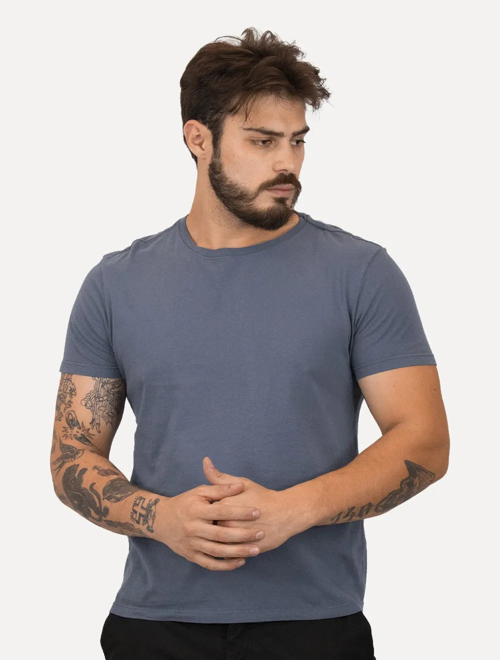 Camiseta Reserva Masculina Lisa Back Woodpecker Azul Marinho