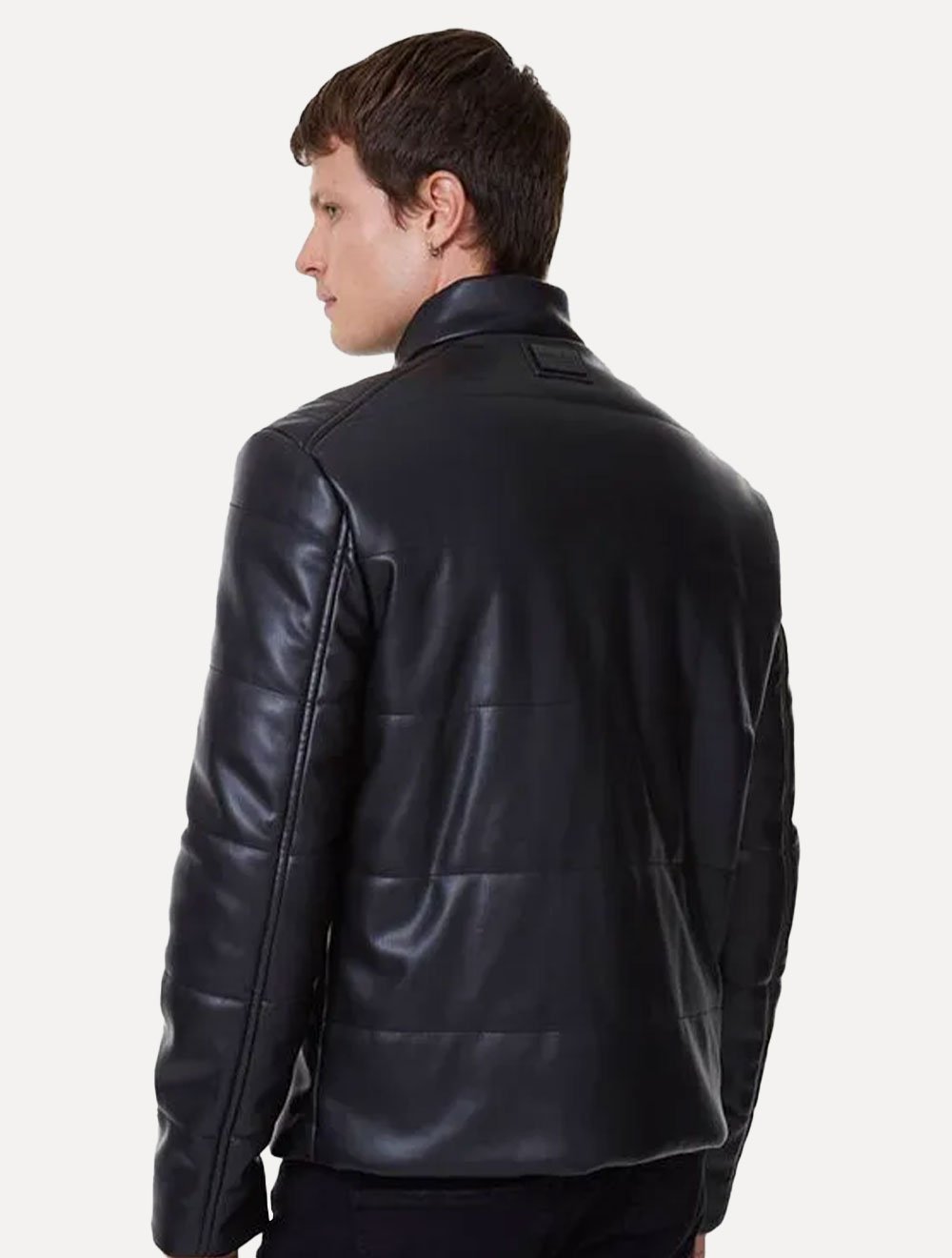 Jaqueta John John Masculina Reta Alex Logo Preta