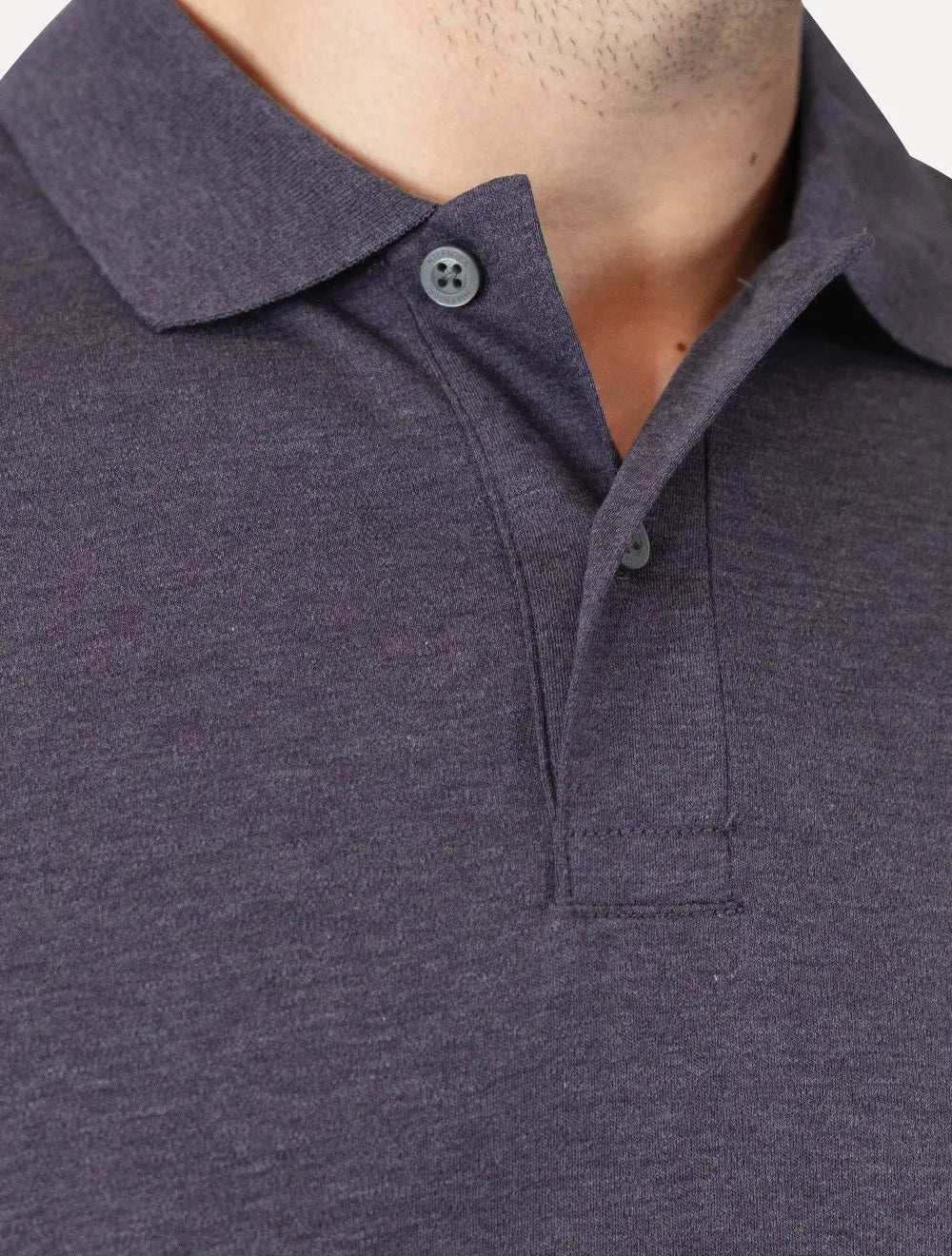 Polo Tommy Hilfiger Masculina Malha Liquid Cotton Striped Vinho Claro Mescla