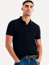 Polo Ellus Masculina Piquet Classic Easa Preto