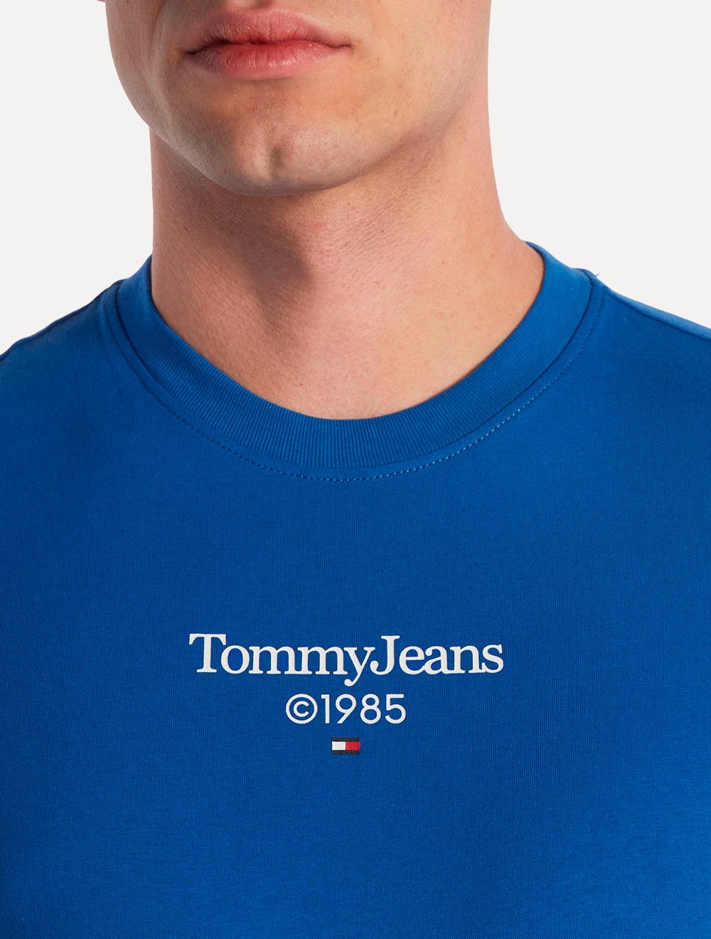 Camiseta Tommy Jeans Masculina Regular TJ 85 Entry Azul Royal